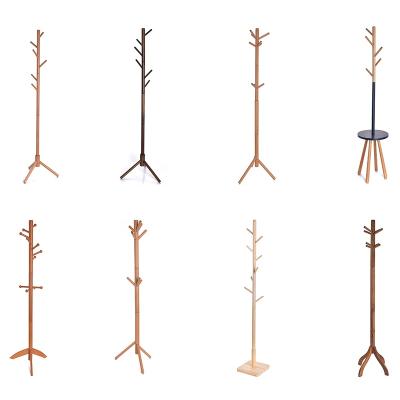 China Beautiful High Quality Wooden Coat Tree Rack Bag Coat Hanger Wooden Rack For Clothes for sale