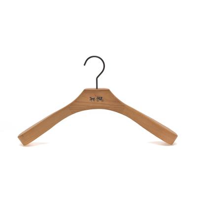 China Viable Manufacturer Supplier High Quality Wooden Clothes Coat Rack Fabric Hanger for sale