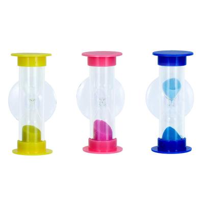 China Wholesale Traditional Factory 2 3 4 5 Minute Plastic Shower Sand Timer Clock 1 With Suction Cup for sale