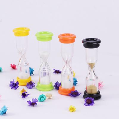 China Minimalist Custom 10 Second Sand Hourglass Kids Colorful Plastic Sand Timer for Board Game for sale