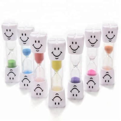 China Calculate time 3min kids sand timer and hourglass for toothbrush for sale