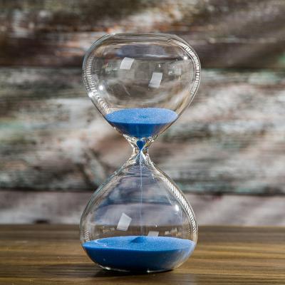 China Decorative/timing 55 minutes a 5 hourglass giant 8 hour blue sand sand timer for sale