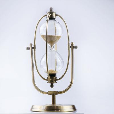 China Home Decoration Turn Sand Timer Antique Sandglass Wedding Favors Hourglass For Home Decoration for sale