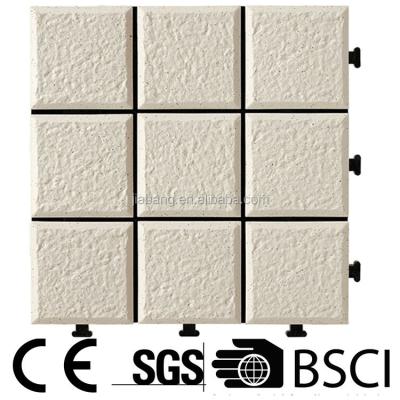 China Supplier Exterior Slip Resistant Building Material Foshan Material Floor Tiles Porcelain Ceramic Interlocking Tile for sale