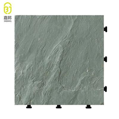 China New Villas Water Drainage Big Deposit Rustic Stone Floor Linoleum Break Deck Pattern Tiles Set For Home And Garden for sale