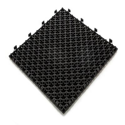 China Waterproof interlocking PP plastic decking tiles /plastic mat for outdoor usage for sale