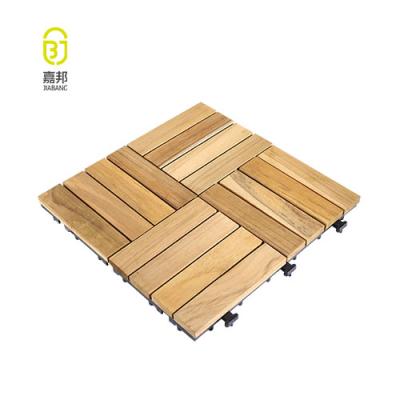 China Outdoor teak wood exterior decking with PE base-T16P3030PC for sale