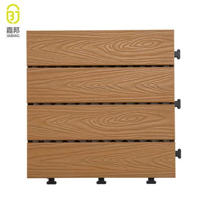 China 2018 New Products Innovative Bamboo Plastic Look Flooring Slat Flooring Tiles Durable PVC Tile for sale