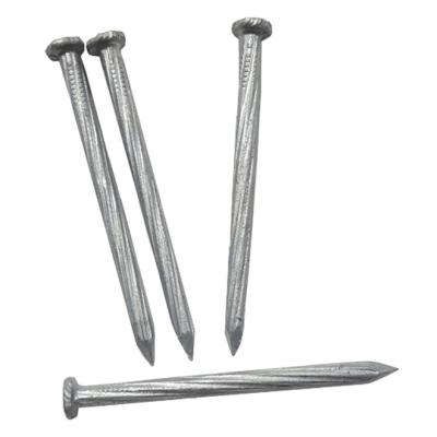 China Flat Spiral Concrete Nails Fluted ISO Product Smooth Shank Concrete Nails Te koop