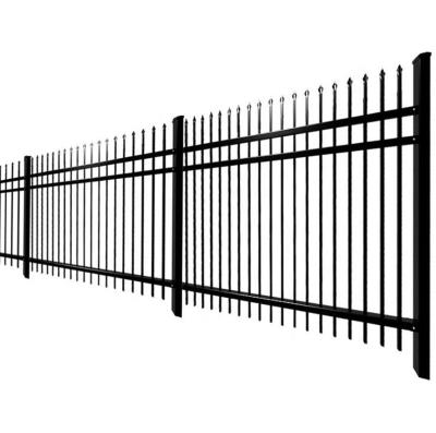 China Hot China Factory Sale Home Decoration Metal Fence Wrought Iron Fence Zinc Steel Fence Easily Assembled zu verkaufen