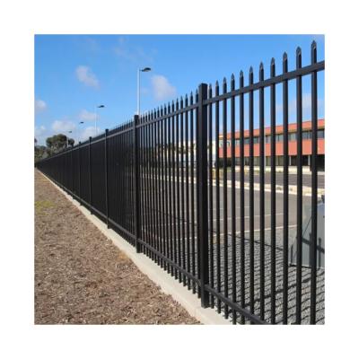 中国 High Quality Easily Assembled Powder Coated Steel Pipe Fence Metal Ornamental Fence 販売のため