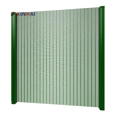 China Easily Assembled 3m PVC Power Coated Clear Vision Clearvu Barrier High Security 358 Anti Climb Fence zu verkaufen