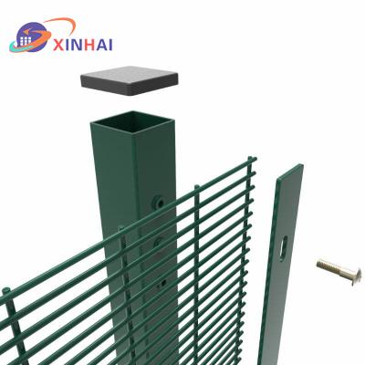 China Easily Assembled 3m PVC Power Coated Anti Climb 358 Fence For India Market High Security Fence zu verkaufen