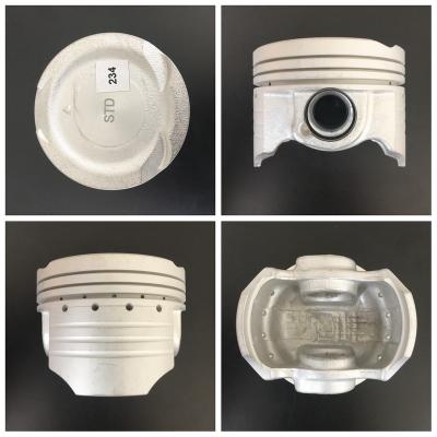 China Aluminum Alloy Motorcycle Piston Kit Casted Piston OEM Quality For TVS BLAZE 125CC for sale