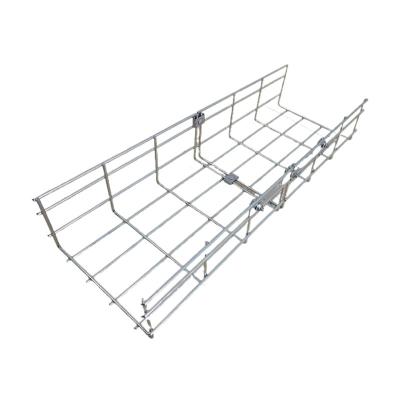 China SS304 SS316 300*100 Stainless Steel Wire Mesh Cable Tray Machine Part Cable Tray for sale