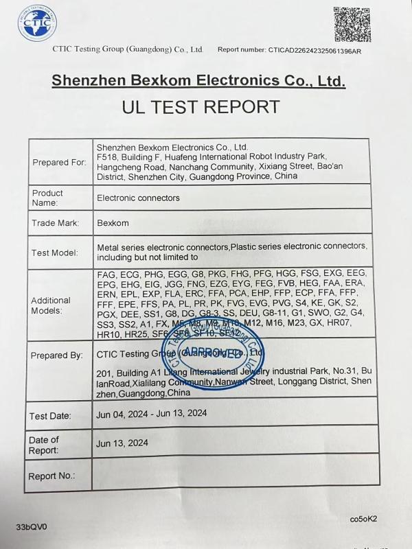 UL - BEXKOM Electronics Co., Ltd.