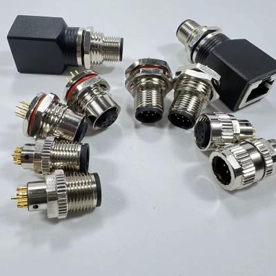 China Gold Plated Panel Mount Electrical Automotive Sensor Connectors For Harsh Environments for sale