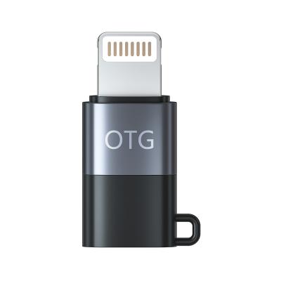 China Hot Selling Mobile Phone USB-C to IOS Phone OTG Adapter Type-C to IOS Phone Adapter Audio Data Charging USB-C to IOS Phone OTG Adapter for sale