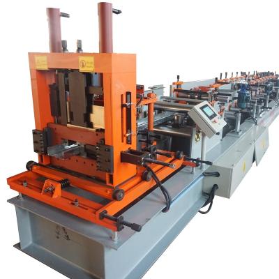 China Fully Automatic 80-300mm Width And Height Interchangeable CZ Purlin Roof Roll Forming Machine for sale