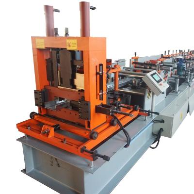 China Building material stores c z purlin flight saw cold rolling forming machine new type c z channel formed steel roof purlin roll forming machinery for sale