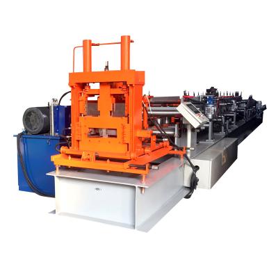 China 80-300mm C light steel frame punching c section purline cold roll forming machine for sale