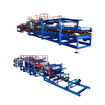 China EPS sandwich panel production line rockwool pos seam env sandwich wall panel making machine POS roll forrming machine for sale