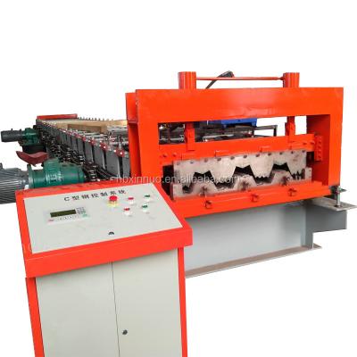 China Building Material Shops 1000 Automatic Hydraulic Energy Saving Steel Floor Tile Making Forming Machine for sale