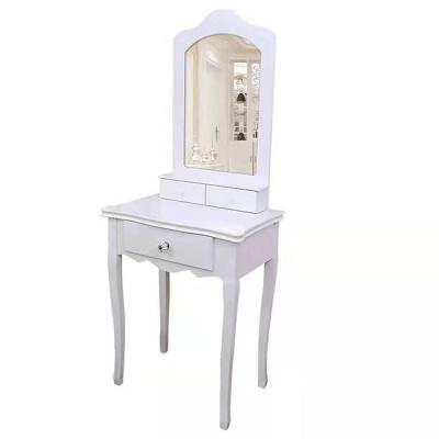 China Eco - Friendly Antique Wood Dresser Table Nightstand White Color for sale