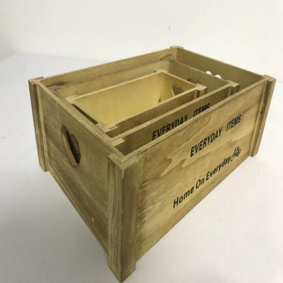 China China Vintage Plywood Packaging Crates Box Wholesale for sale