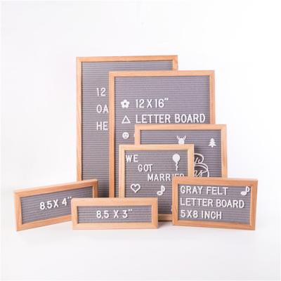 China Different Color Eco-friendly Wooden 10x10 Gray Changeable Letterboard For Wall And Displayd Table Set for sale