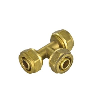 China 57-3 IFAN BRASS TEE PEX Customization High Quality Customization PEX Fitting Normal Brass Fittings for sale