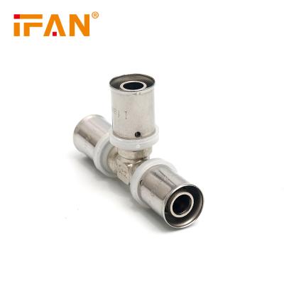 China IFAN PEX Trade Assurance Tubing System 57-3 BRASS Multilayer Fittings Taps Brass Press Fitting for sale