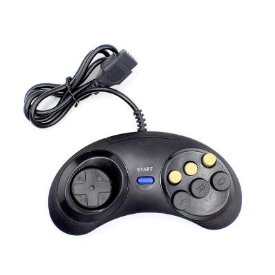 China Classic Retro VIBRATION MOTOR Game 9pin Joypad Controller For SEGAs Player 6 Button Gamepad For SEGA Mega Drive for sale