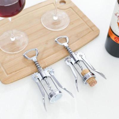 China Wholesale Viable Corkscrew High Quality Zinc Alloy Household Beer Wine Multifunctional Wine Corkscrew for sale