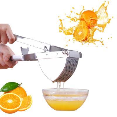 China New Kitchen Viable Minimalist Potato Crusher Lemon Squeezer Baby Food Hand Press Orange Squeezer for sale