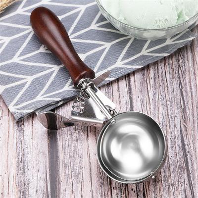 China General Household Supermarket Viable Spoon Ice Cream Tool Wholesale DIY Stainless Steel Ice Cream Spoon for sale