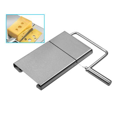 China Wholesale Multifunctional Viable Universal Kitchen Utensils Stainless Steel Cheese Slicer Cheese Butter Cheese Slicer for sale