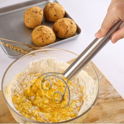 China Viable Wholesale Kitchen Baking Machines High Quality Hand Held Manual Egg Flat Mixer Head Dough Beater for sale