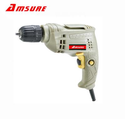 China AMSURE Machine- Quality Industrial Keyless 10MM Chuck 450W Industrial Electric Drill AMED007 for sale