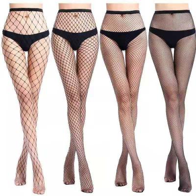 China Factory direct supply fashion breathable all match lace sexy anti crochet pantyhose silk stockings for sale