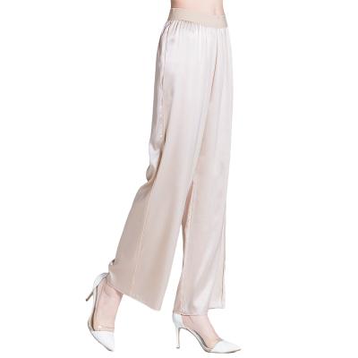 China Fashion Elastic Waist Summer Anti-pilling Wide-legged Pants Ladies High Plus Size Casual Pants for sale