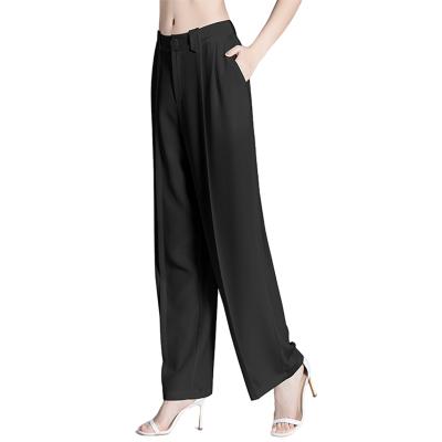 China Anti-pilling industrial women's casual pants competitive price comfortable breathe freely pure silk pants for sale