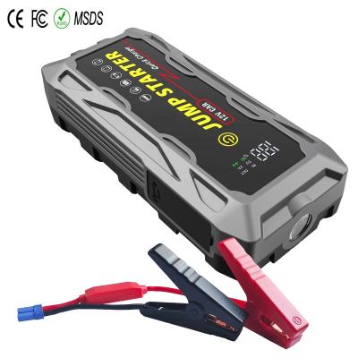 China 2023 Passenger Car Jump Starter Battery Car Accessories16000mAh Lithium Battery Jump Starter For Cars IP66 12v Waterproof Jump Starter Car Kit for sale