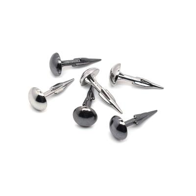 China Shoe Nail Stud Shoe Accessories Round Main Metal Shoe Nail Stud Rivet Zinc Alloy Spikes For Shoes for sale