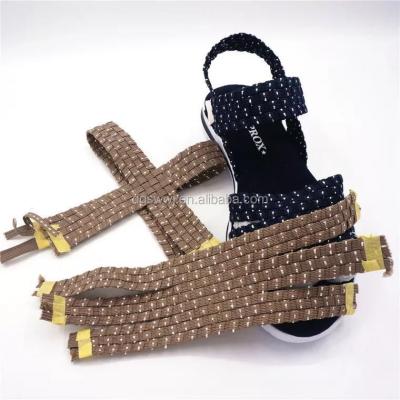 China High quality 2019 new design high vamp women summer sandals knitting vamp for sale