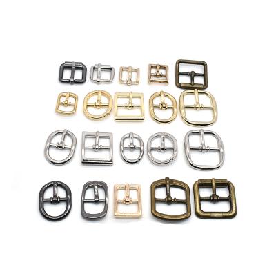 China Eco-firendly Manufacturers Customized Rectangle Roller Pin Shoe Accessories Metal Shoe Buckle For Women Shoe for sale