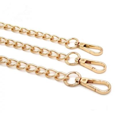 China Gold Color High Quality Purse Fashion Stainless Steel Decorative Metal Link Chain For Bags for sale