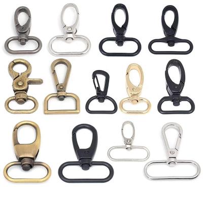 China High Quality Bags Accessories Fasten Buckles Lobster Clasp Metal Stainless Steel D Lanyard Swivel Snap Hook For Bag Purse for sale