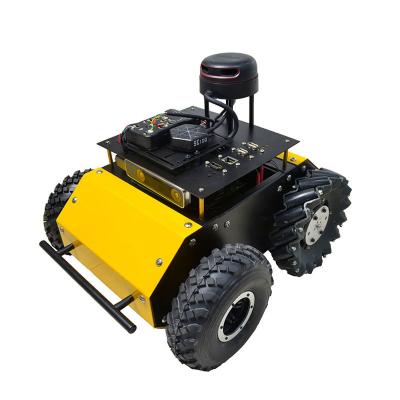 China FOXTECH Steel Plate Path Rover UGV Mecanum Wheel Robot ROS Navigation with Laser Radar for Search for sale