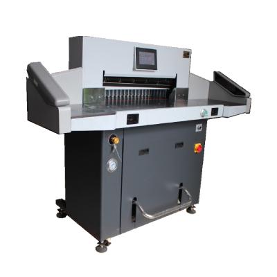 China 2021 Machinery Repair Shops H720RTS Hydraulic Guillotine 720mm with Side Table and Air Table Paper Slitter for sale